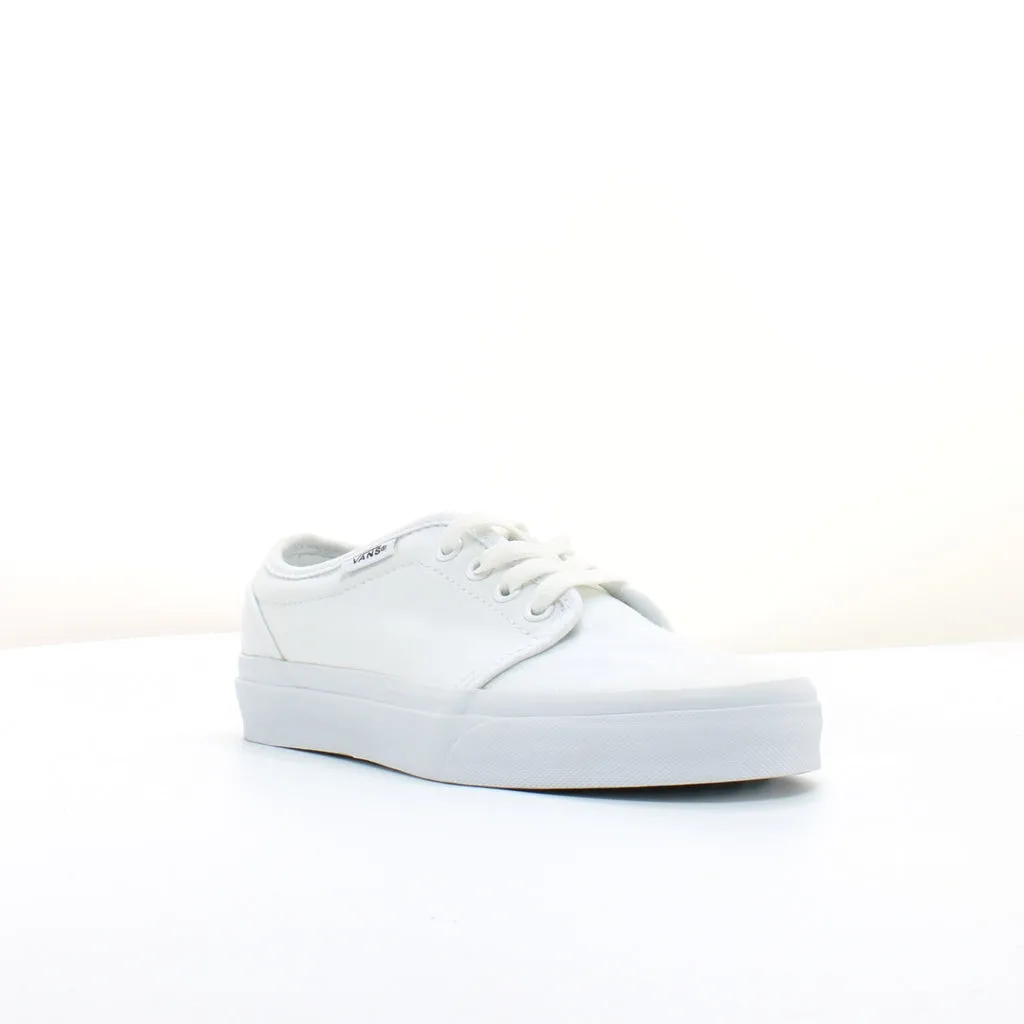 Vans Off The Wall 106 Vulcanized White Lace Up Unisex Trainers 099ZW00