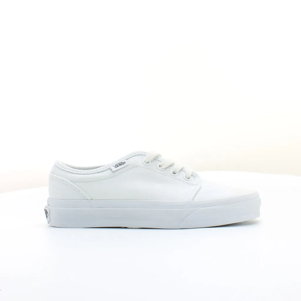 Vans Off The Wall 106 Vulcanized White Lace Up Unisex Trainers 099ZW00