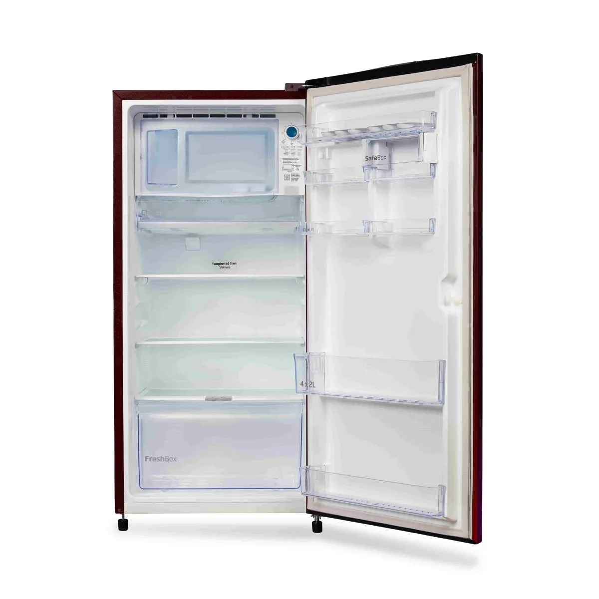 Voltas Beko 185 L, 4 Star, Single Door DC Refrigerator (Fairy Flower Wine)