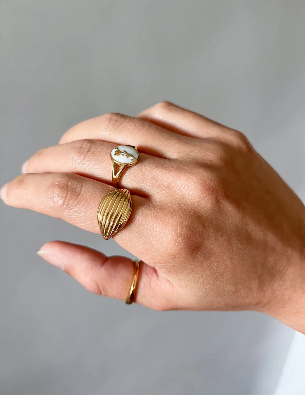 Wildflower Signet Ring