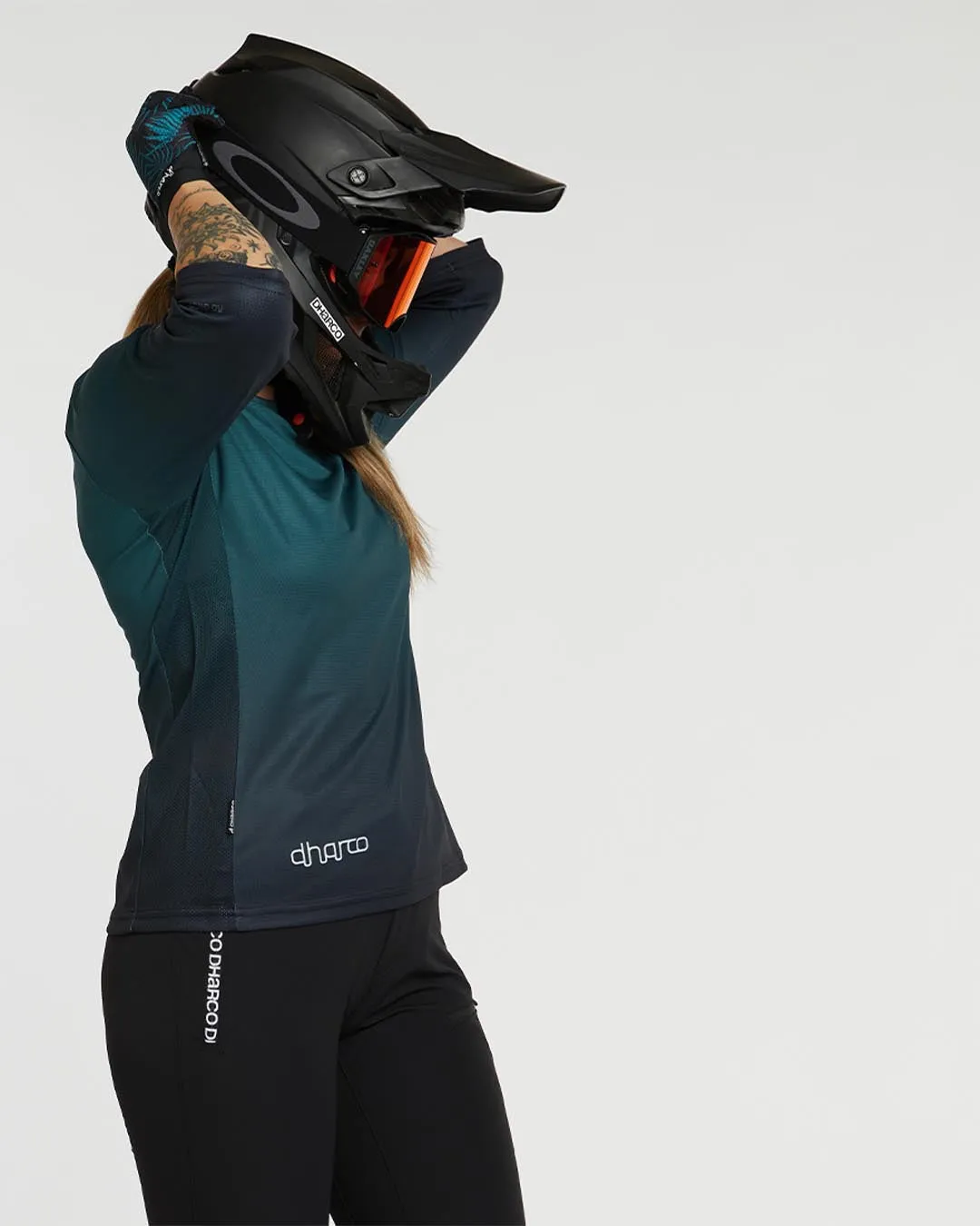 Womens 3/4 Sleeve Jersey | Forest Fade